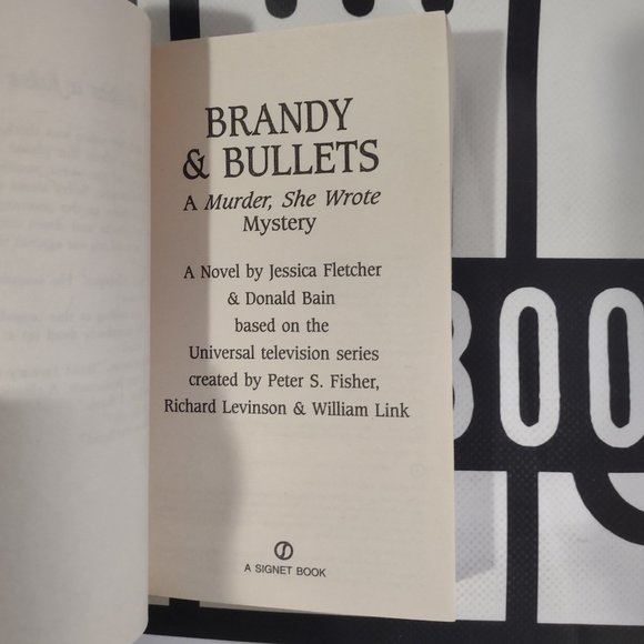 Murder, She Wrote: Brandy and Bullets by Jessica Fletcher Paperback 1995 - Picture 4 of 5